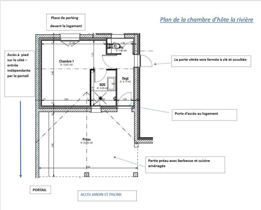 Chambre D Hote La Riviere 45M2 Jardin Et Piscine Aigrefeuille-dʼAunis 外观 照片